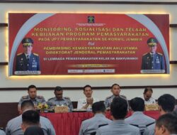 Lapas Kelas IIB Lumajang Hadiri Monitoring dan Sosialisasi Program Pemasyarakatan