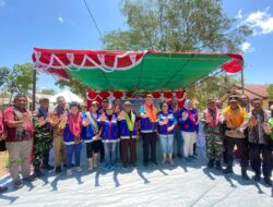 Satgas Yonarhanud 15/DBY Hadiri Launching Pilot Project Gerakan Stop Stunting Di Perbatasan RI-RDTL