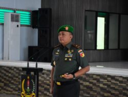 Danrem 132/Tdl Pimpin Laporan Korps Kenaikan Pangkat Periode 1 Oktober 2024