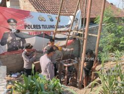 Lagi, Polres Tulungagung Bangun Sumur Dalam Untuk Warga