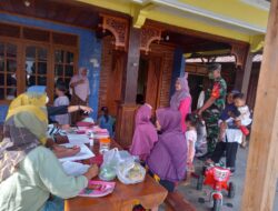 Babinsa Sambi Aktif Sukseskan Program Posyandu Di Wilayahnya
