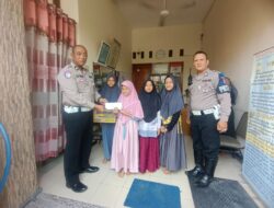 Satlantas Polres Gresik Berbagi Kebahagiaan Di Yayasan Fadhillah, Perpaduan Kasih Sayang Dan Pendidikan Lalu Lintas