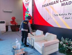 Polisi Sterilkan Lokasi Debat Publik Perdana Pilkada Kabupaten Madiun