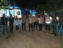 Personil Gabungan Polres Ende Dan Polsek Ndona Amankan Kegiatan Di 4 lokasi