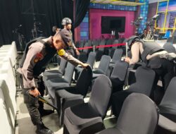 Polresta Banyuwangi Kerahkan Puluhan Personil Amankan Debat Perdana Pilkada 2024