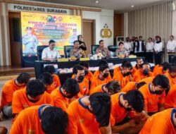 83 Tersangka Kasus Narkoba Di Gulung Polisi Polrestabes Surabaya Pada Ops Tumpas Narkoba Semeru 2024, Ini Wujud Nyata Komitmen Polri