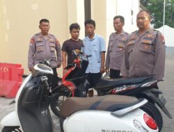 Dua Pelaku Pencurian Sepeda Motor TKP Bulak Banteng Lor Berhasil Di Tangkap