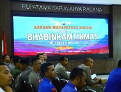 Polres Gresik Beri Arahan Bhabinkamtibmas Dalam Mendukung Ketahanan Pangan Dan Kesuksesan Pemilu Serentak 2024
