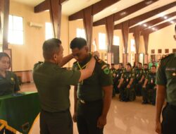 Perwira TNI AD di Kodam XVIII/Kasuari Menerima Pembekalan Intelijen Dasar Tersebar TA 2024