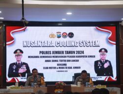 Cooling System di Pilkada 2024, Polres Jember Bersama Komunitas Motor Serukan Persatuan Dan Kesatuan