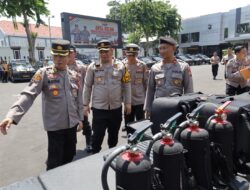 Apel Gelar Ranmor Dinas dan Almatsus Polri dalam Rangka OMP 2024 Di Polrestabes Surabaya