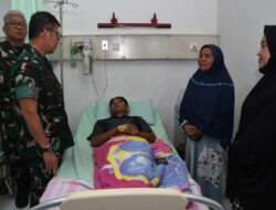Pangdam I/BB Membesuk Dan Pastikan Korban Keributan Di Sibiru -Biru Mendapatkan Perawatan Terbaik Di RST Putri Hijau Medan