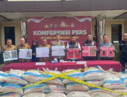 Polisi Berhasil Ungkap Penyalahgunaan Pupuk Bersubsidi Capai 2,8 Ton Di Kota Pasuruan