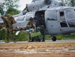 Kerahkan Helikopter Panther, Tim Kesehatan Petarung Malaka Evakuasi Personel 13 Th MEU (USMC)