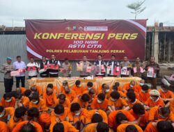 Polres Pelabuhan Tanjung Perak Berhasil Ungkap 59 Kasus Narkoba, 66 Tersangka Diamankan
