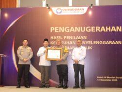 Ombudsman RI Gelar Penganugerahan Penilaian Kepatuhan Pelayanan Publik 2024