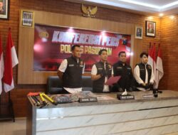 Polres Pasuruan Tangkap Dua Pelaku Pencurian Di Apotek Barokah Bangil