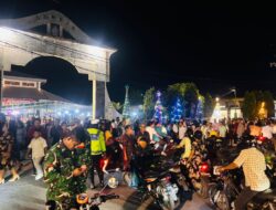 Ratusan Personel Gabungan TNI Dan Instansi Terkait Amankan Jalannya Ibadah Misa Malam Natal