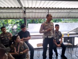 Satlantas Polres Gresik Perkuat Sinergitas dengan Komunitas Media Melalui Silaturahmi dan Perkenalan Kanit Regident Baru