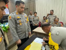Polres Ende Menggelar Sosialisasi Dipa RKA-KL 2025 Dan Penandatanganan Pakta Integritas Perjanjian Kinerja
