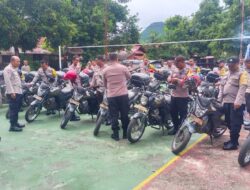 Satbinmas Polres Ende Lakukan Anev Capaian Kinerja Bhabinkamtibmas Dan Kanit Binmas Polsek Jajaran