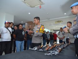 Mitigasi Senjata Api, Polres Gresik Gelar Pemeriksaan Rutin