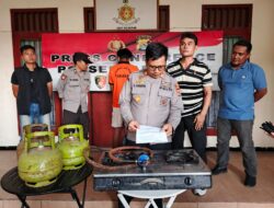 Pencuri Spesialis Tabung Gas Di Ampenan, Dua Pria Ditangkap Polisi Polsek Ampenan