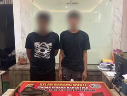 Berantas Peredaran Narkoba : Satresnarkoba Polresta Mataram Kembali Amankan 2 Pemuda