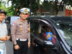 Satlantas Polres Gresik Kampanyekan Keselamatan Berlalu Lintas Dalam Ops Keselamatan Semeru 2025