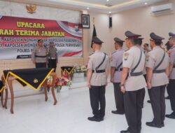 Kapolres Pasuruan Pimpin Sertijab Rotasi Jabatan Dilingkungan Polres Pasuruan