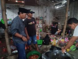 Tanggap Darurat Penanganan Banjir, Pemdes Kadungrejo Baureno Supot Dapur Umum