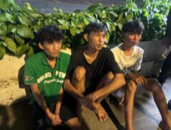 Tim Jogoboyo 97 Polrestabes Surabaya Amankan 3 Remaja Perang Sarung