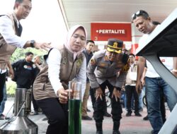 Pastikan Kualitas BBM, Polres Gresik dan UPT Metrologi Gelar Sidak Di sejumlah SPBU