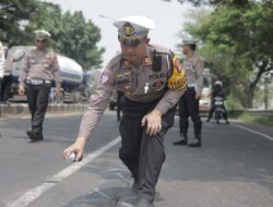 Persiapan Mudik : Satlantas Polres Gresik Gelar Survey Jalur Blackspot Dan Trouble Spot Jelang Libur Lebaran 2025