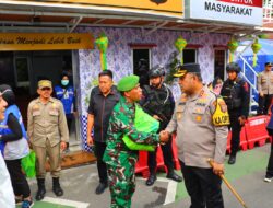 Kapolres Pelabuhan Tanjung Perak Bersama Forkopimda Surabaya Cek Kesiapan Pos Pengamanan Idul Fitri 1446 H