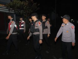 Polres Mojokerto Intensifkan Patroli Rumah Kosong Yang Ditinggal Mudik