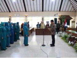 Bupati Bojonegoro Setyo Wahono Saat Lantik Ketua TP PKK Dr. Sri Budi Cantika Yuli Setyo Wahono Serta Melantik jajaran pengurusnya, Masa Bhakti 2025–2030