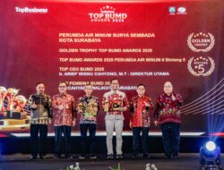 Perumda Air Minum Surya Sembada Kota Surabaya Raih Golden Trophy TOP BUMD Awards 2025