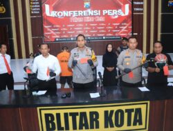 Polres Blitar Kota Berhasil Ungkap Kasus Pencurian Di 21 TKP Tiga Tersangka Diamankan