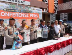 Polres Probolinggo Kota Ungkap Kasus Narkoba 3 Pria Asal Madura Bawa Sabu 1 Kg Diamankan