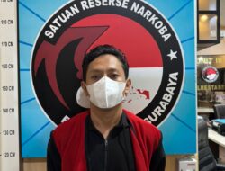 Kurir Sabu Dibekuk Polrestabes Di Sawahan Surabaya, Polisi Sita 117,6 Gram Narkotika Siap Edar