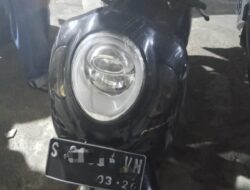 Polsek Driyorejo Berhasil Tangkap Pelaku Curanmor di Yogyakarta, Pelaku Sempat Kabur Dan Alami Kecelakaan