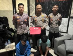Unit Patroli Perintis Presisi Polres Tanjung Perak Amankan Dua Pemuda Pembawa Sabu Saat Cegah Tawuran