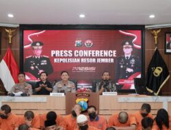 Polres Jember Komitmen Berantas Narkoba, Amankan 27 Tersangka 10 Diantaranya Residivis