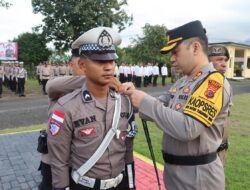 Polres Ende Laksanakan Apel Gelar Pasukan Operasi Patuh Turangga 2025