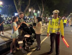 Puluhan Pelanggar Terjaring Ops Patuh Rinjani 2025 Di Jalan Udayana Mataram