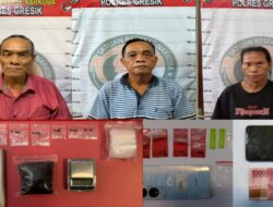 Satresnarkoba Polres Gresik Tangkap 3 Orang Jaringan Pengedar Sabu Lintas Daerah, Buru Pemasok