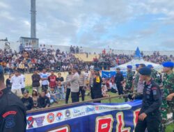 Polres Ende Sukses Amankan Final Turnamen Sepak Bola Bupati Ende Cup 2025