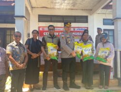 Launching Gerakan Pangan Murah Serentak, Polres Ende Total Salurkan 34 Ton Beras Murah kepada Masyarakat
