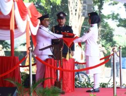 Upacara HUT ke 80 Kemerdekaan Republik Indonesia Di Gresik Berlangsung Khidmat